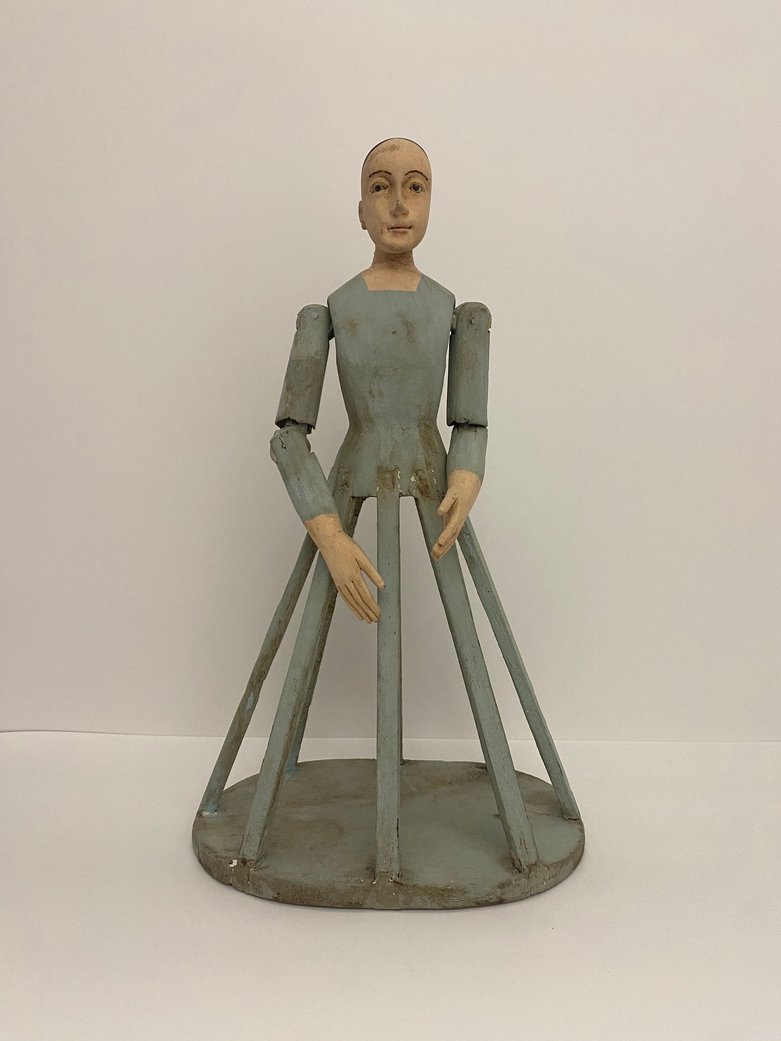 Santos Cage Doll Carved Wood (1 of 4)