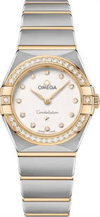 Omega Constellation Manhattan Quartz 25mm Silver Dial Diamond Yellow Gold & Stainless Steel Women's: Omega Constellation Manhattan Quartz 25mm Silver Dial Diamond Yellow Gold & Stainless Steel Women's Watch Founded in Switzerland in 1848, Omega has always embraced innovation, such as the co-axial
