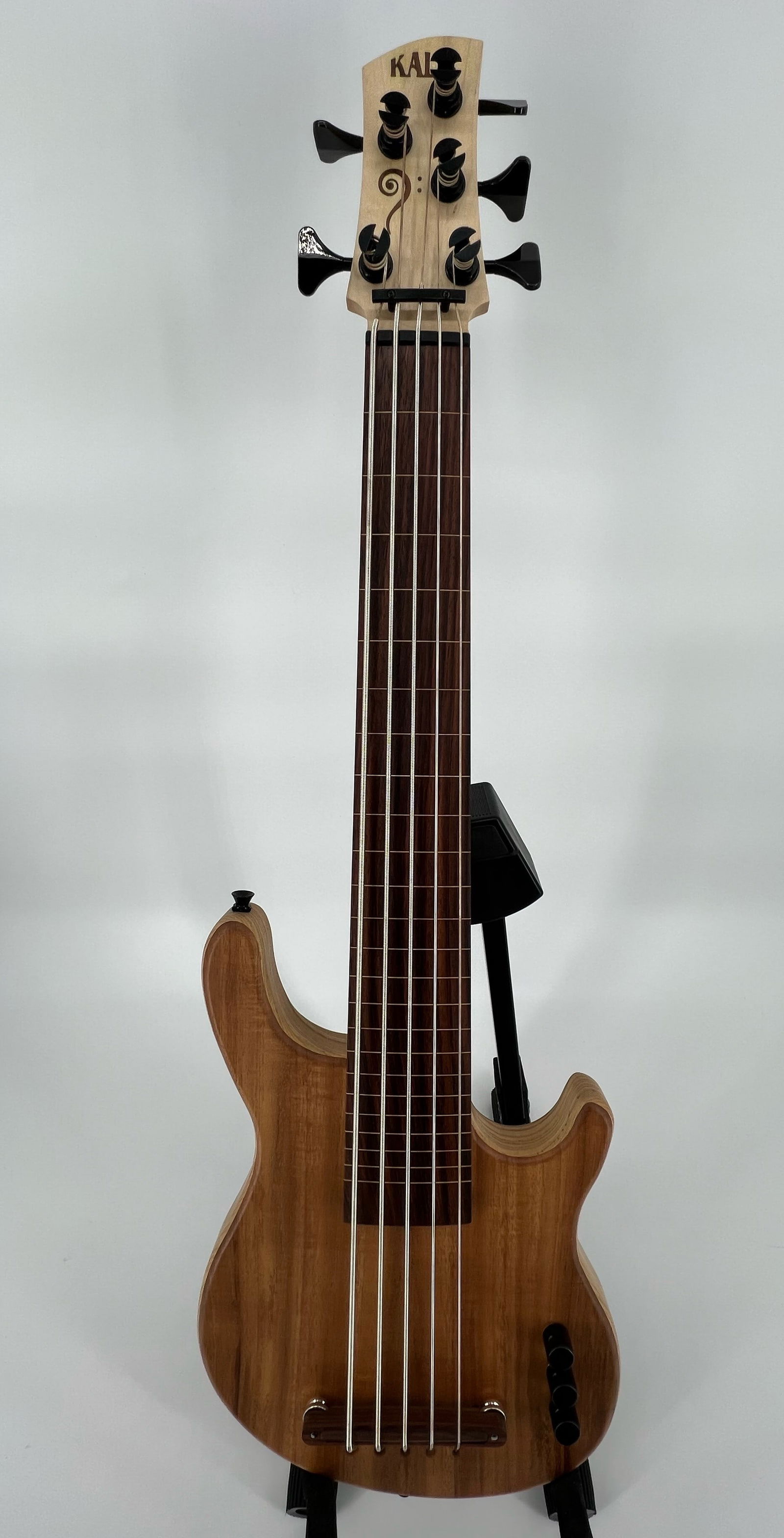 Kala U-Bass California Flame Maple 5 String Electric Bass Guitar (1 of 7)