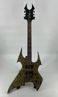 B.C. Rich Beast Electric Guitar: 2003 B.C. Rich Beast Limited Edition, Body Art Collection / Brass City Electric Guitar, in like new condition, comes with original factory hard case. Shipping from Las Vegas, NV. #155