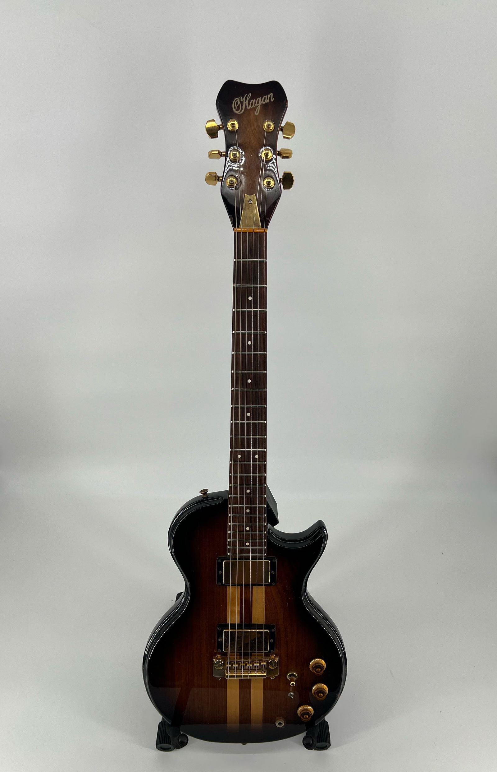 O'Hagan Nightwatch Electric Guitar: O'Hagan Nightwatch Electric Guitar. Circa early 1980's, comes with hard case. Shipping from Las Vegas, NV. #172