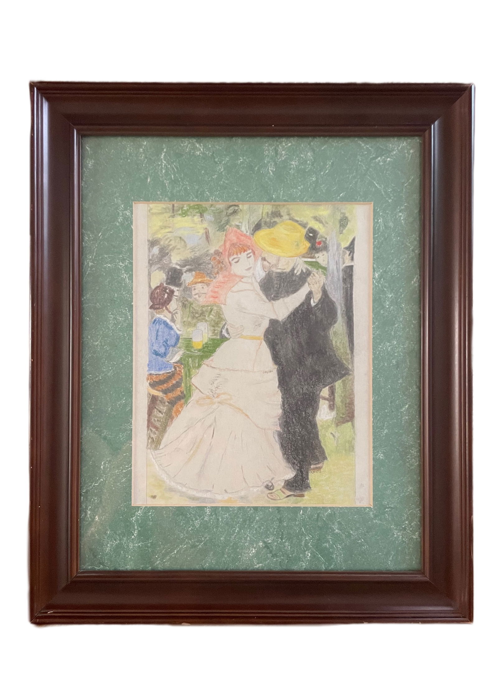 Pierre August Renoir - The Dance at Bougival - Framed Print (1 of 4)
