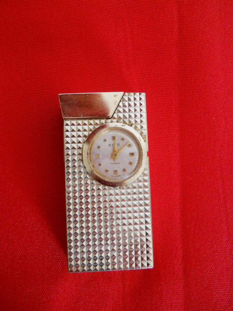 Rivo Swiss Made Lighter W 17 Jewel Brichot Watch