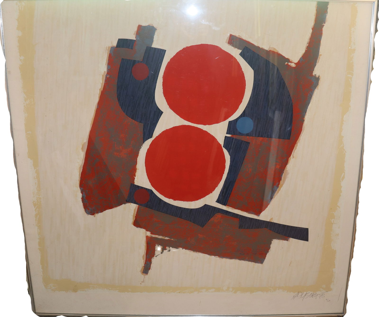 Red Circle - Signed Lithograph (1 of 4)