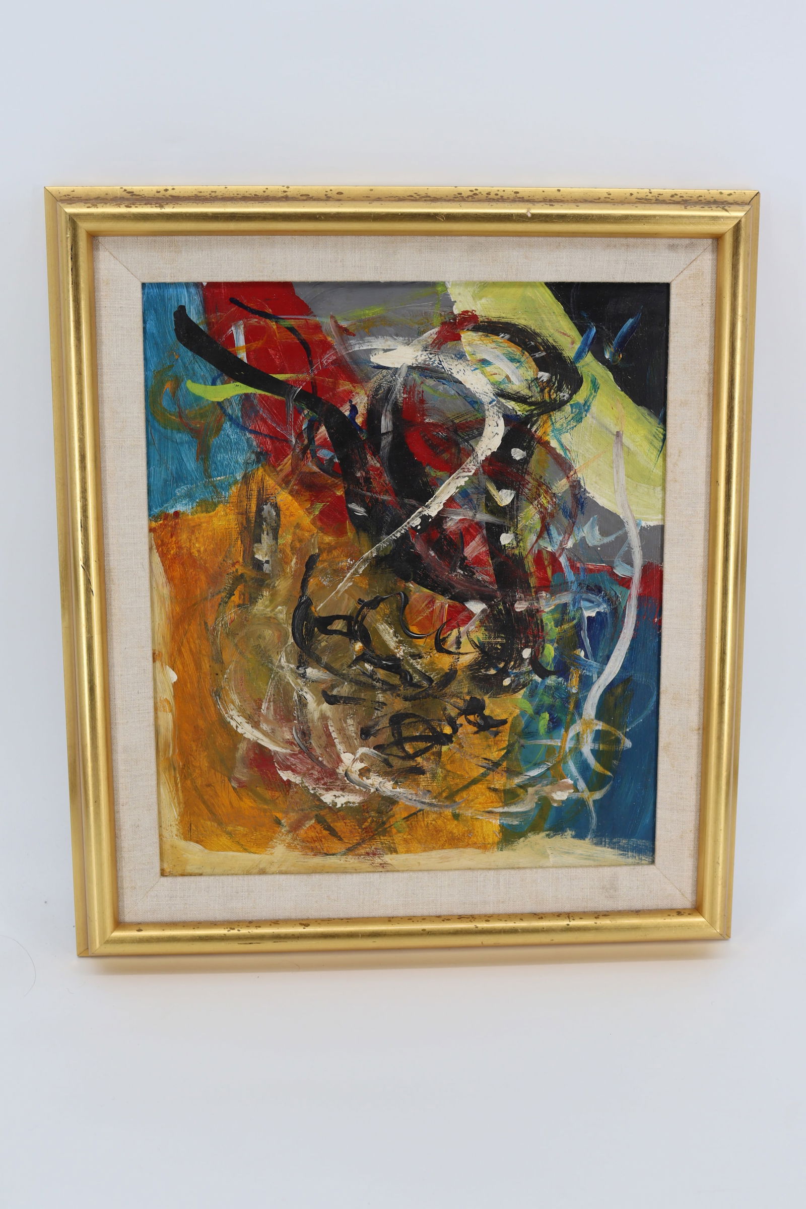 Paul Beattie - Abstract - Oil on Board (1 of 4)
