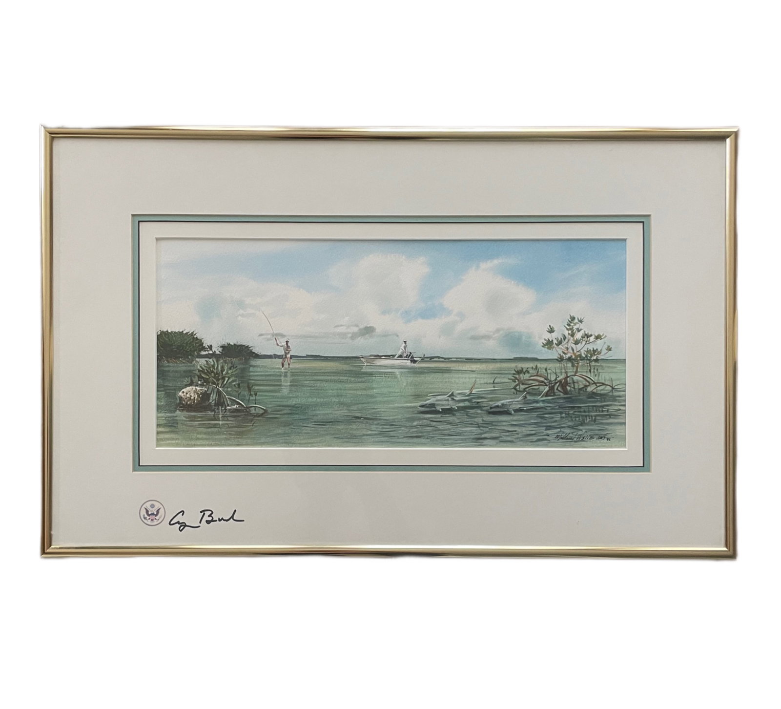 Millard Wells - Stalking the Grey Ghost - Signed Art (1 of 5)