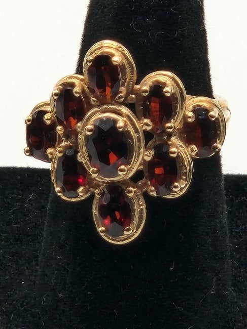 Gold Garnet Ring (1 of 3)