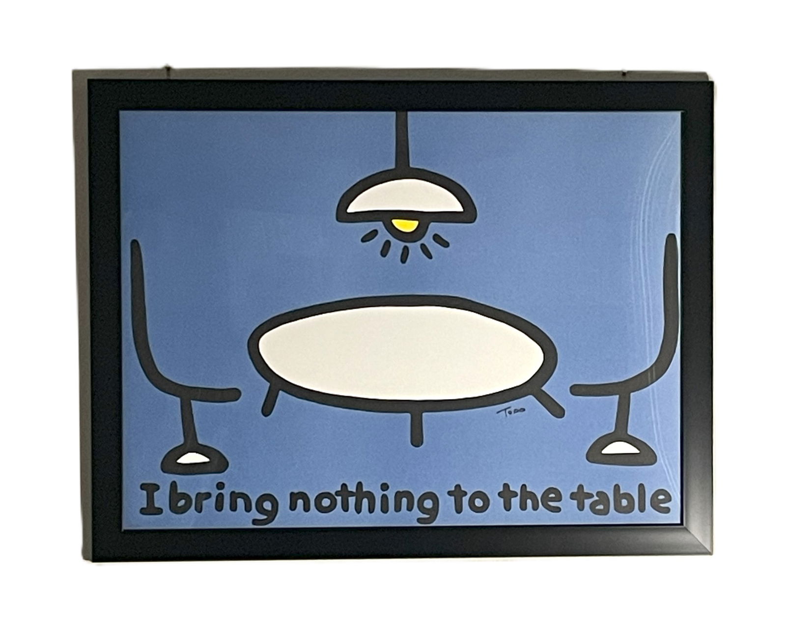 Todd Goldman - I Bring Nothing to the Table - Limited Edition Lithograph (1 of 5)