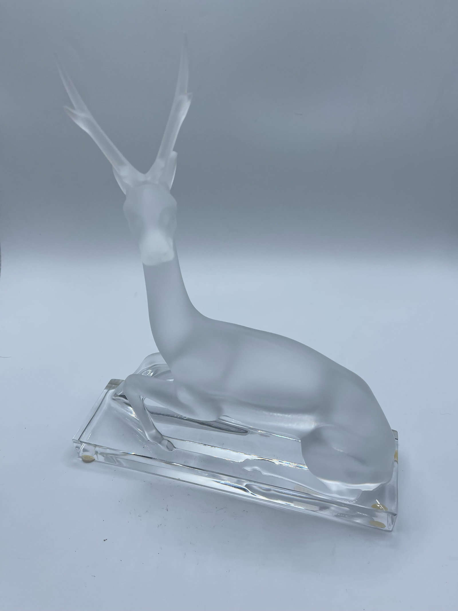Lalique Crystal Deer / Stag Sculpture: Lalique Crystal Deer / Stag Sculpture Lalique is a French luxury glassmaker, established in 1888 by famed glassmaker and jeweler Rene Lalique. The brand gained prominence in the early 20th century for