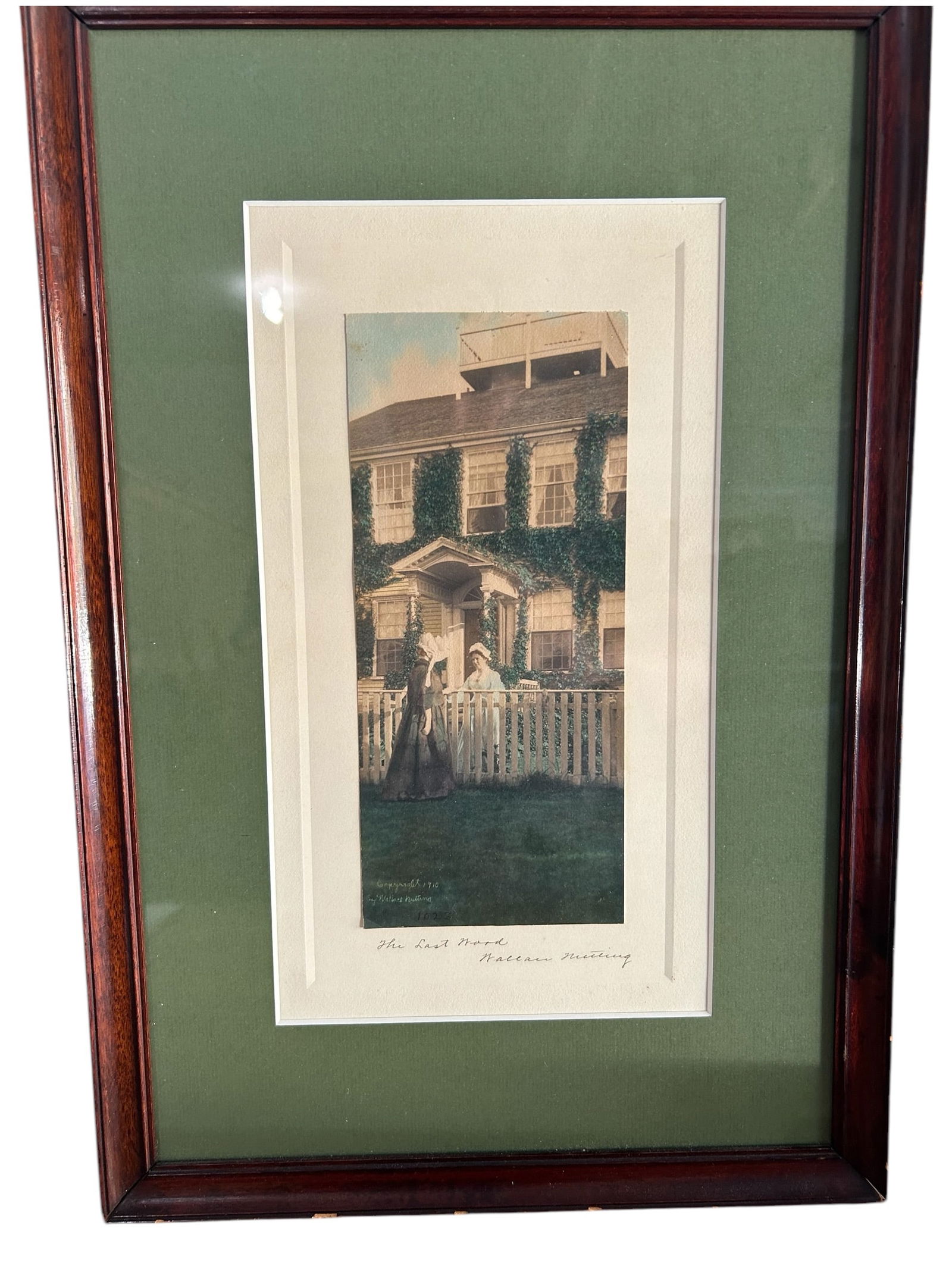 Wallace Nutting - The Last Word - Framed Print: Artist: Wallace Nutting Title: The Last Word Medium: Framed Print Dimensions: 18inH x 12inW Description: Wallace Nutting was a U.S. minister, photographer, artist, and antiquarian, who is most famous