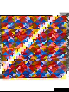 Karl Benjamin - Abstract Painting - Oil on Canvas