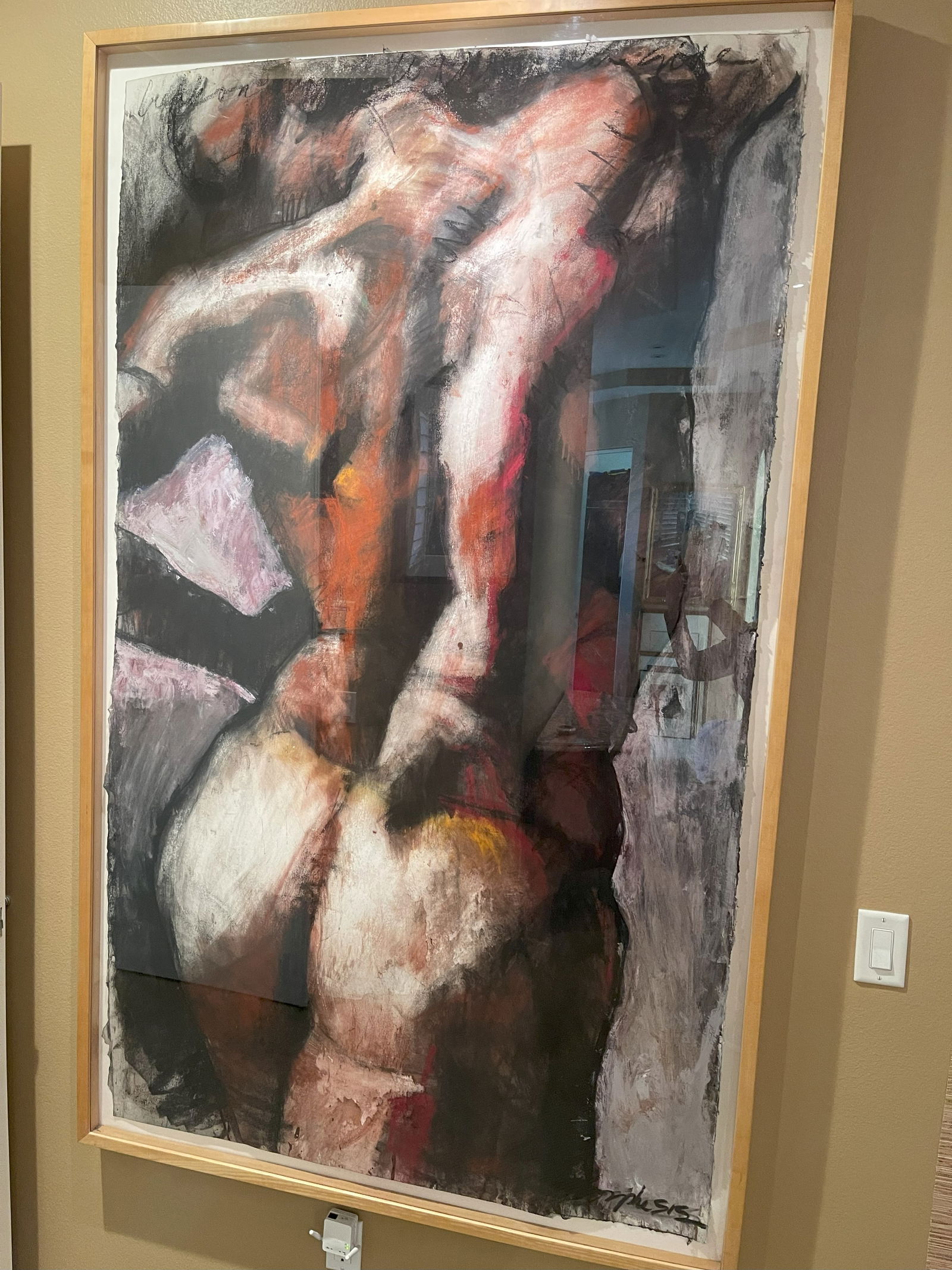 Jim Morphesis - Nude 1996 - Graphite on Paper: Jim Morphesis - Nude 1996 - Graphite on Paper Dimensions: Art - 75 x 45 in Dimensions: 80 x 49 in Ships from Rancho Mirage, CA.