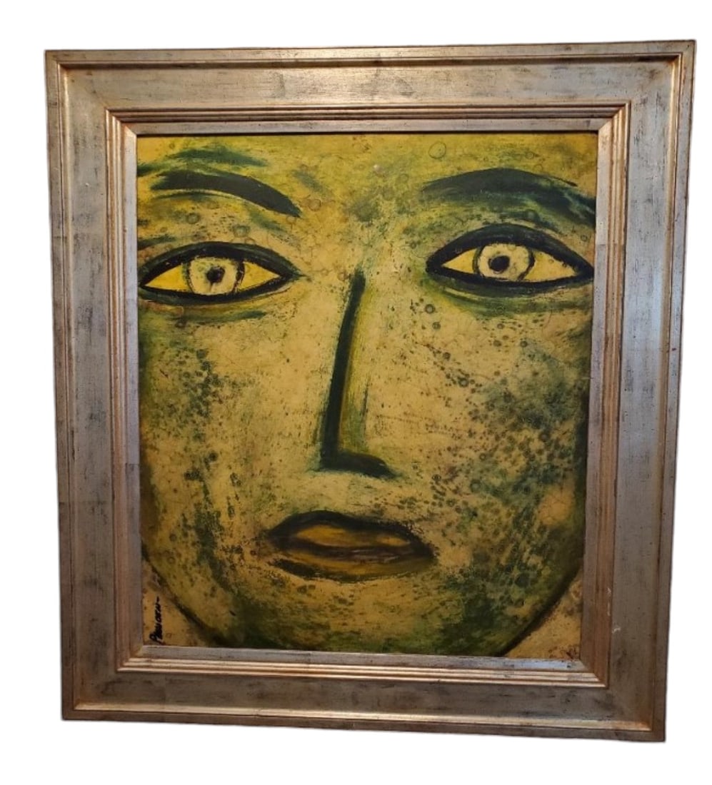 Paulden Evans Untitled (Face) Painting (1 of 6)