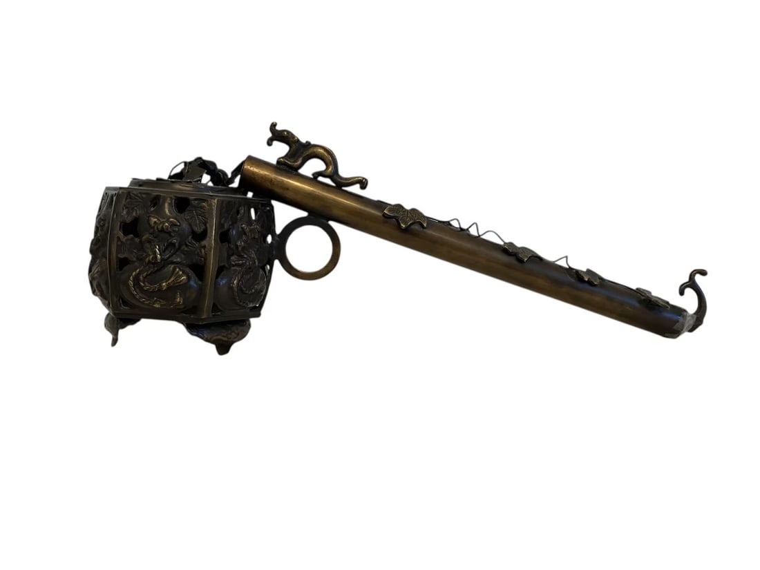 19th Century Japanese Bronze Incense Burner (1 of 5)