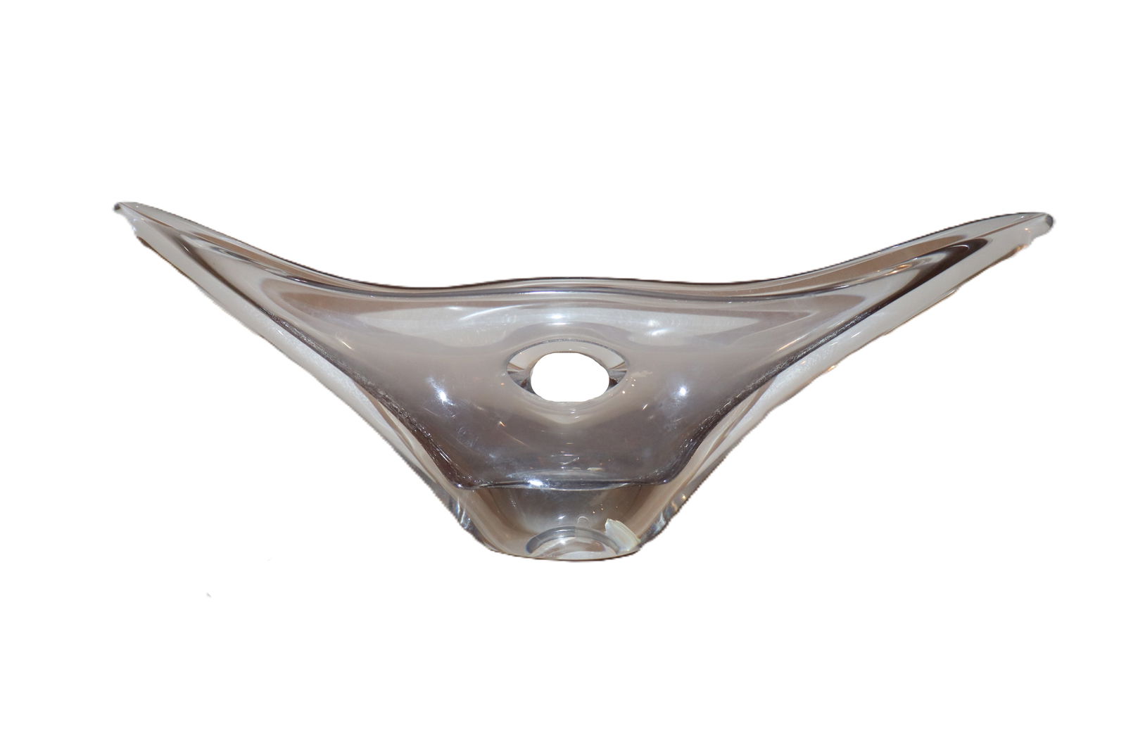 Glass Centerpiece Bowl Signed Daum (1 of 2)