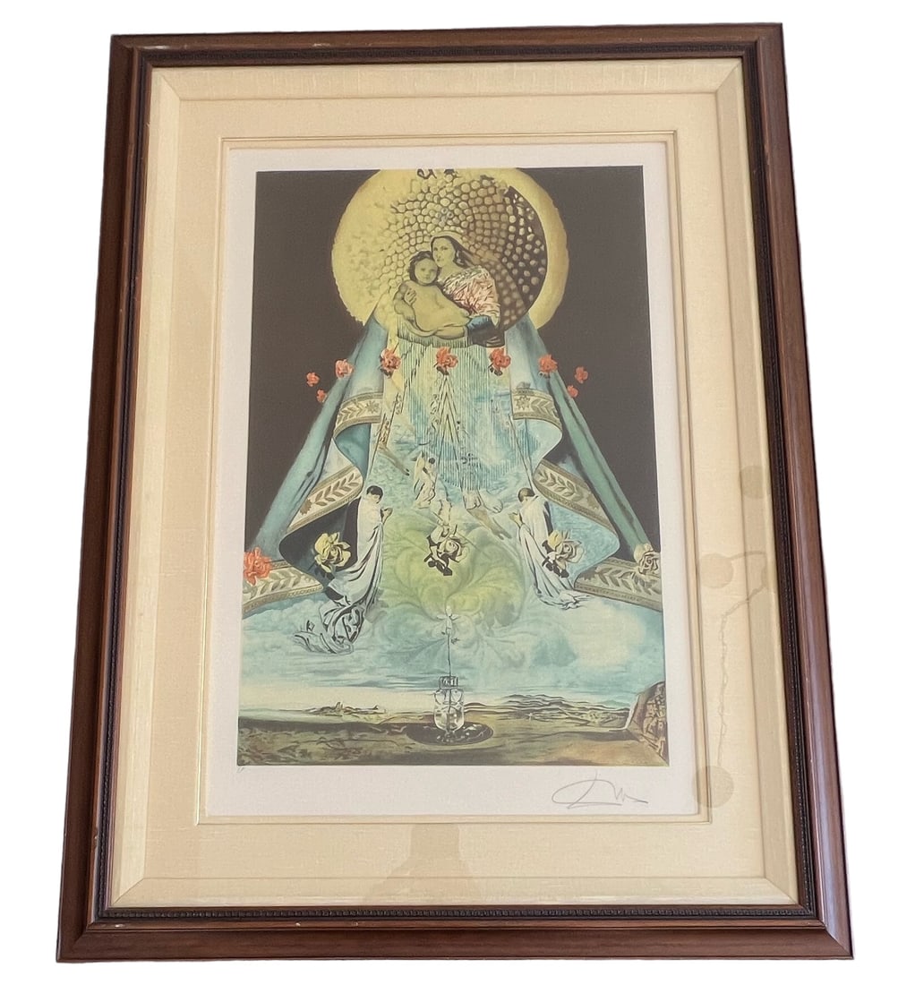 Dali - Virgin of Guadalupe - Signed Artist's Proof (EA): Dali - Virgin of Guadalupe - Signed Artist's Proof (EA), comes with Certificate of Authenticity. EA stands for "epreuve d'artiste" which means Artist's Proof in French. Dimensions: Framed - 39 x 29 in