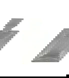 Lalique "Duncan" Crystal Perfume Bottle Signed: Lalique "Duncan" Crystal Perfume Bottle Signed Artist: Lalique Signatures: Signed "Lalique France" on the base Medium: Crystal Dimensions: 8 x 5 in Description: A beautifully crafted Lalique