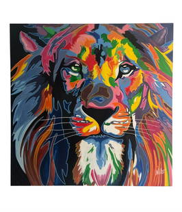 Juan Cedeno The King Original Acrylic Painting on Canvas Signed: Juan Cedeno The King Original Acrylic Painting Signed Artist: Juan Cedeno A.K.A Nito Signatures: Signed “Nito” on the lower right corner Title: The King Medium: Acrylic on canvas.