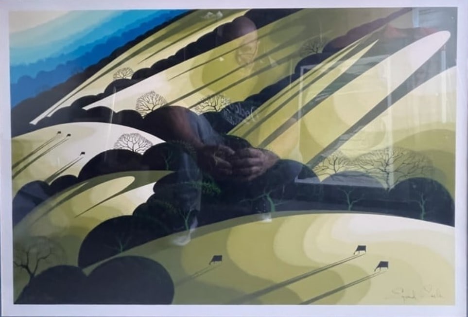 Eyvind Earle, Landscape Signed Serigraph 291/300 (1 of 4)