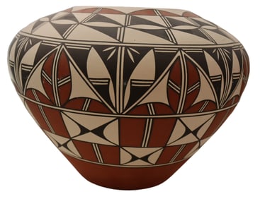 Native Pottery Vessel Handmade Acoma