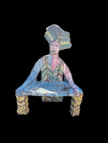 Martha Stevenson Aladdin Chair 6 ft Statue