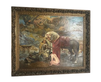 Gyula Tornai, Oil on Fiberboard, Signed