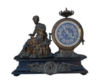 Victorian Era Mantle Clock - Reminiscent of Ansonia Clock Co.