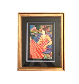 Patricia Govezensky, Kamilah, Watercolor, Signed