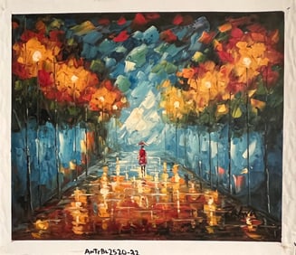 Zahra, Original Oil on Canvas, Signed