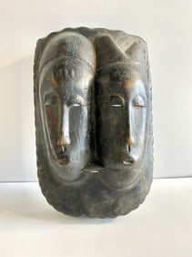 Altar Mask w/ Two Masks - Aboriginal Indigenous Art