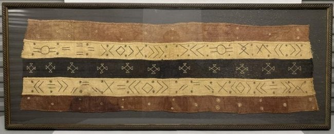 Congolese Kuba Cloth - Framed