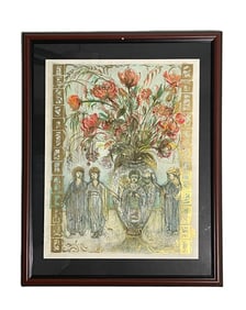 Edna Hibel - Ancient Wisdom - Limited Edition Signed Lithograph