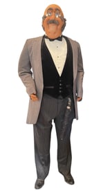 Patti Minter, The Butler, Original Soft Sculpture, 5.5 ft Statue
