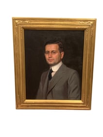 Joseph Kleitsch, Portrait of Charles Nichols, 1919, Oil on Canvas, Signed