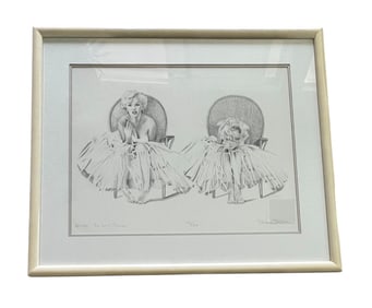 Diana Robbin, Marilyn Monroe “The Last Dance??, Signed, Numbered 72/150 & Dated 1986