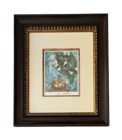 Marc Chagall, Print, Signed, COA Included