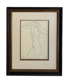 Henri Matisse, Lithograph, Signed & Dated, COA Not Included