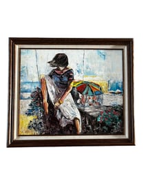 Celina, Oil Painting, Signed, COA Not Included