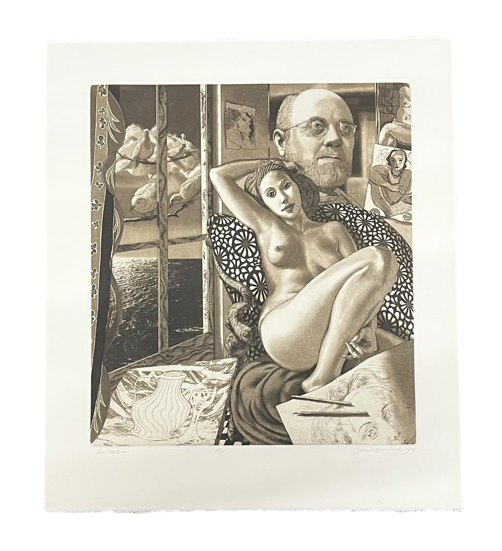 David Bumbeck - For Matisse - Etching - 1984 (1 of 4)