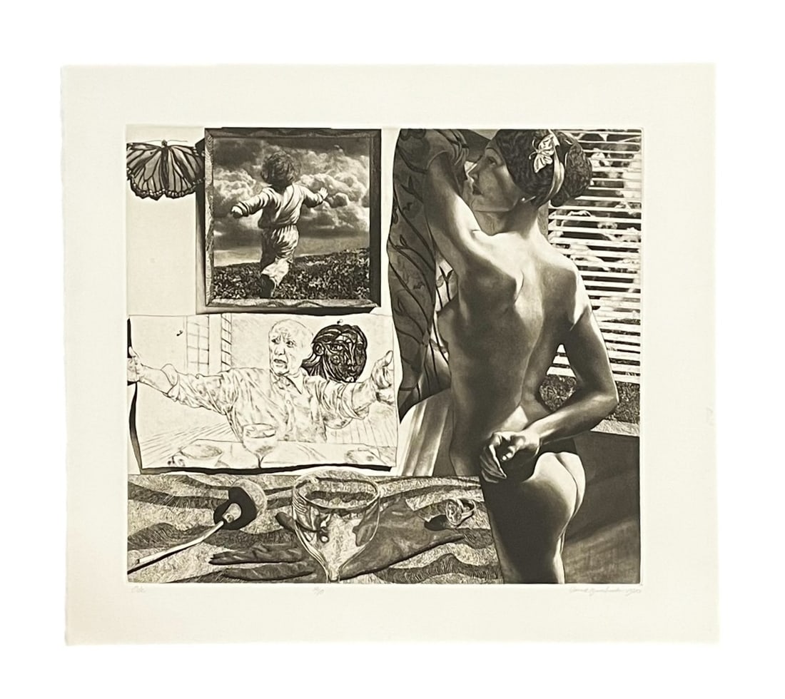 David Bumbeck - Ode - Etching - 1980 (1 of 4)