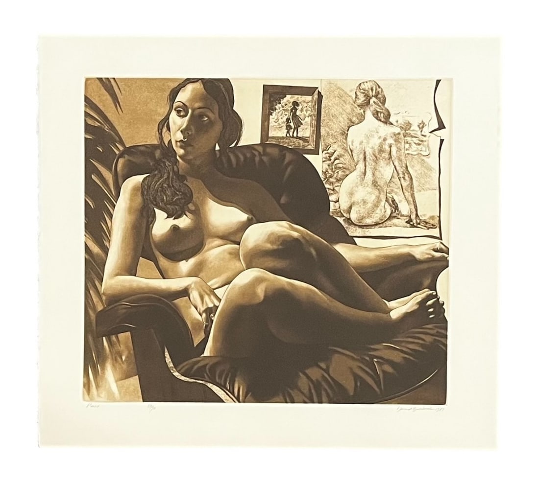 David Bumbeck - Poses - Etching - 1981 (1 of 4)