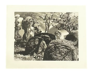 David Bumbeck - The Garden - Etching - 1988