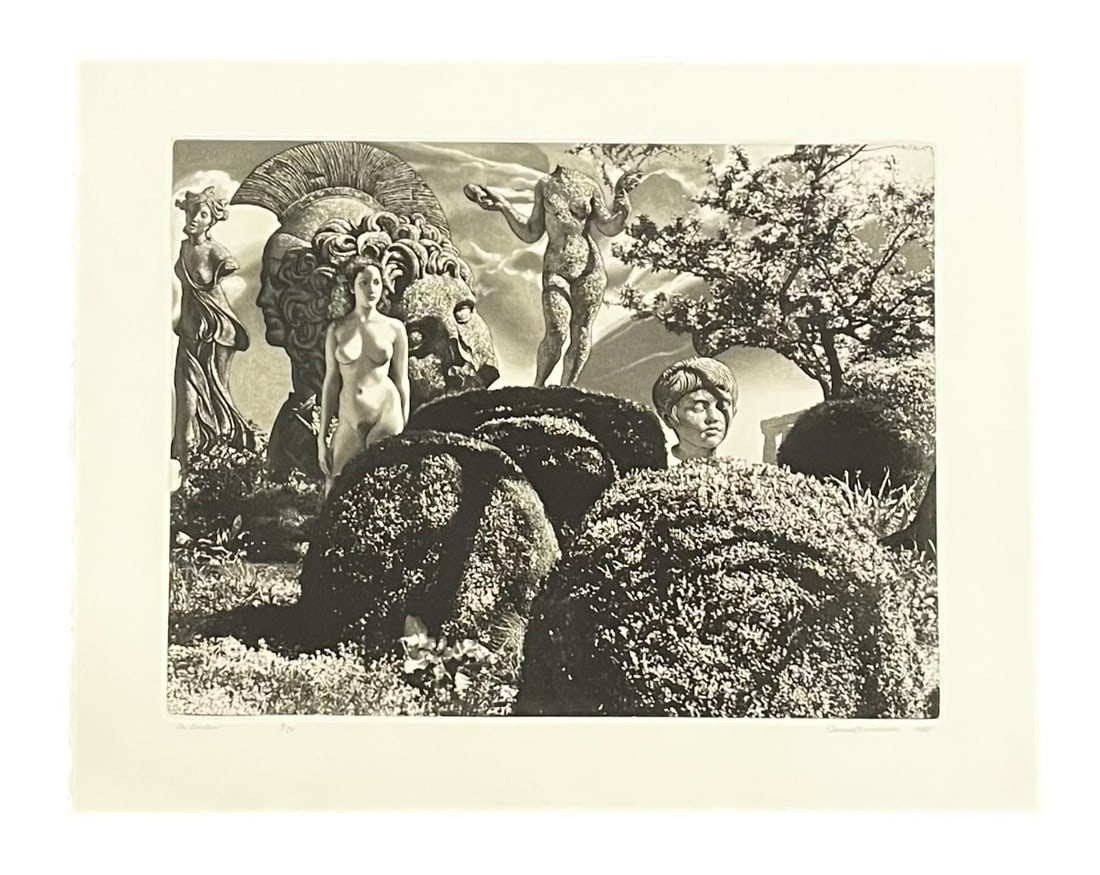 David Bumbeck - The Garden - Etching - 1988 (1 of 4)