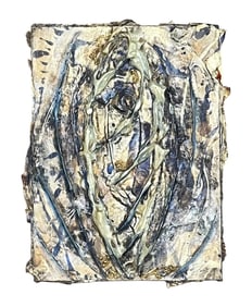 C.K. Art, Faith, Marked AP3, Signed, Titled & Dated 1987 on Verso