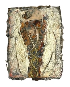 C.K. Art, Helix, Marked AP15, Signed, Titled & Dated 1986 on Verso