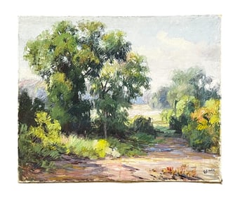 John William Vawter, Oil on canvas, Signed