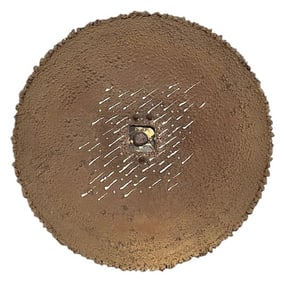 P. Crabb, Fetish Plate Series, Ceramic Wall Sculpture, Numbered 3395
