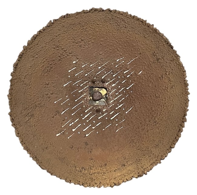 P. Crabb, Fetish Plate Series, Ceramic Wall Sculpture, Numbered 3395 (1 of 4)