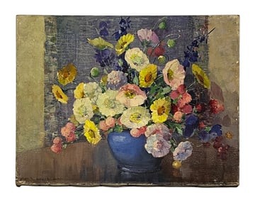 Nell Walker Warner, Oil on Canvas, Signed