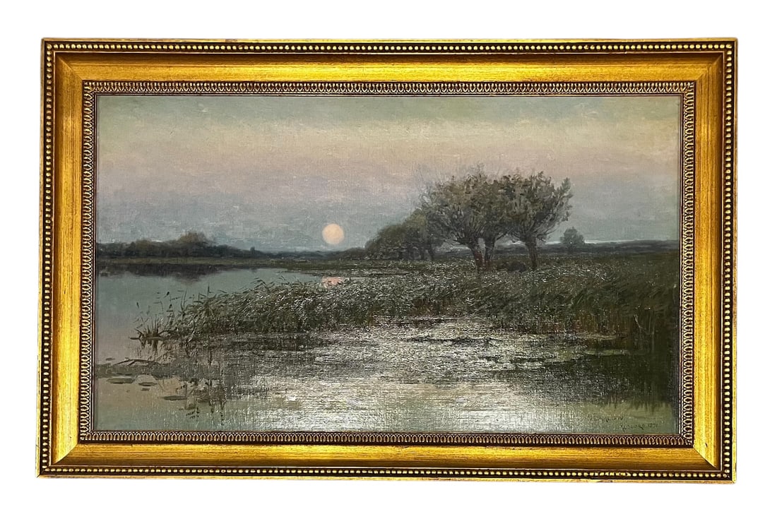 John Noble Barlow, Oil on Canvas, Rusoord, Signed and Dated 1891 (1 of 5)